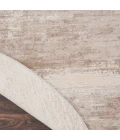 Nourison Rustic Textures Area Rug RUS03 Beige 5'3" Round
