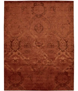 Nourison Home Nightfall Red NGT01 5ft.6in. x 8ft. Rect. Rug
