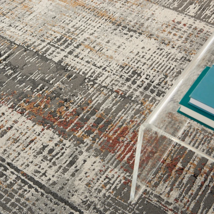 Nourison Tangra Multicolor TNR04 4 ft. X 6 ft. Rect. Rug