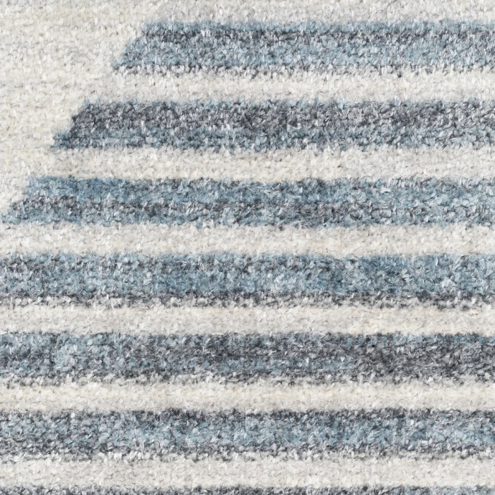 Nourison Astra Machine Washable Area Rug ASW03 Ivory Blue