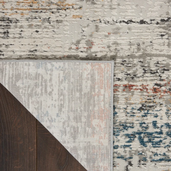 Nourison Rustic Textures Area Rug RUS14-Light Grey Multi
