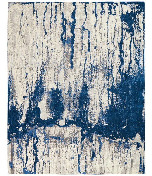 Nourison Twilight Area Rug TWI29 Ivory Blue 8'6" x 11'6"