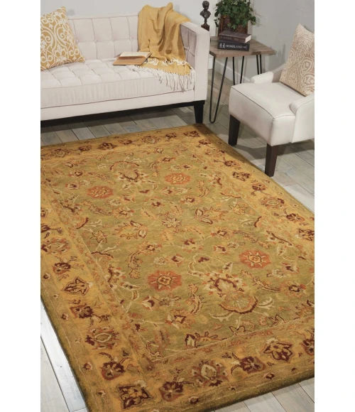 Nourison Jaipur Round Area Rug JA12-Green