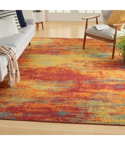 Nourison Home Nourison Essentials NRE06 Flame 5 ft. X 7 ft. Area Rug