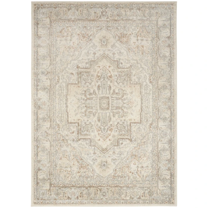 Nourison Quarry Beige QUA18 6 ft. X 9 ft. Rect. Rug