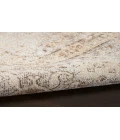 Nourison Astra Machine Washable Beige ASW13 6 ft. 7 in. X 9 ft. Rectangle Rug