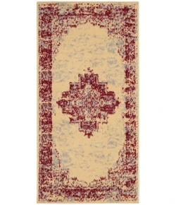 Nourison Home Grafix GRF14 Cream Red 2 ft. X 4 ft. Area Rug