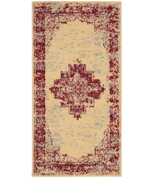 Nourison Grafix Area Rug GRF14-Cream Red