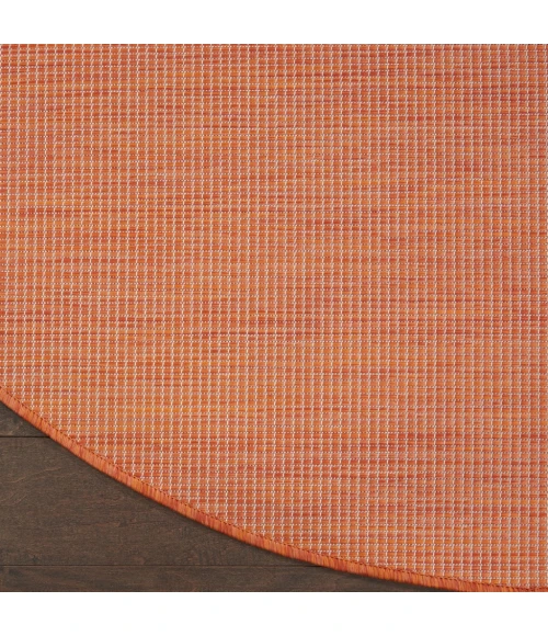 Nourison Positano Round Area Rug POS01-Terracotta