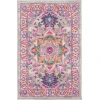 Nourison Home Passion PSN20 Light Grey Pink 1 ft. 10 in. X 2 ft. 10 in. Area Rug