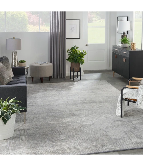 Michael Amini Ma30 Star Area Rug SMR01 Slate