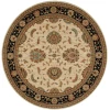 Nourison Home Living Treasures Cream / Ivory LI04 7’10” x Round Round Rug