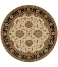 Nourison Home Living Treasures Cream / Ivory LI04 7’10” x Round Round Rug