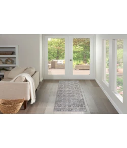 Nourison Home Serenity Home SRH04 Blue Ivory 2 ft. 2 in. X 7 ft. 6 in. Area Rug