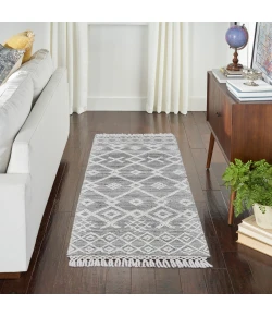 Nourison Home SR302 Grey/Ivory 2 ft. 3 in. X 8 ft. Area Rug