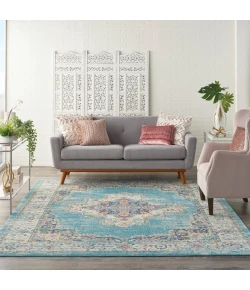 Nourison Home Passion PSN03 Light Blue 8 ft. X 10 ft. Area Rug