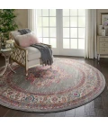 Nourison Passion Round Area Rug PSN03-Grey