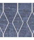 Nicole Curtis Machine Washable Series 1 Area Rug SR107 Navy