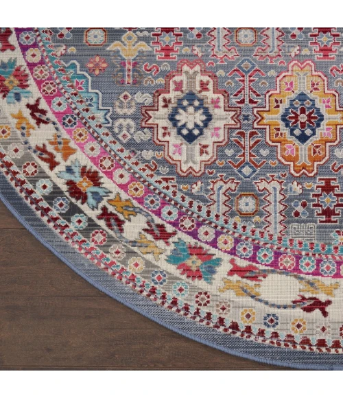 Nourison Vintage Kashan Area Rug VKA05-Grey/Multi