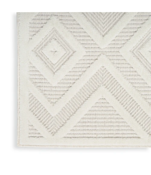 Nourison Versatile Area Rug NRV01 Ivory/White