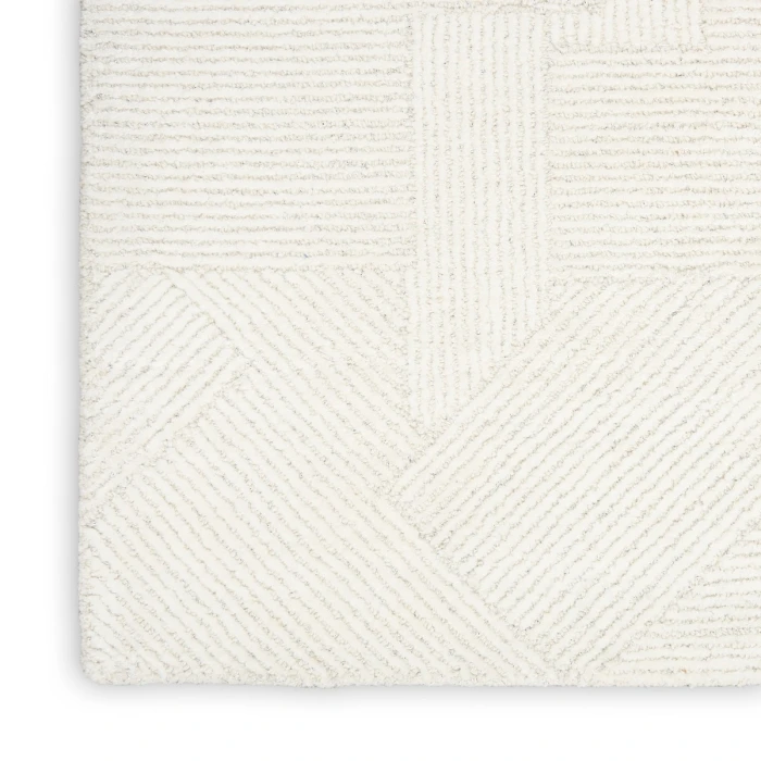 Michael Amini Ma30 Star Area Rug SMR01 Ivory 5'3" x 7'3"
