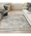 Nourison Astra Machine Washable Area Rug ASW12 Grey/Blue