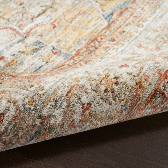 Nourison Sahar Ivory Rust SHR06 8 ft. X 10 ft. Rect. Rug