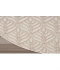 Nourison Aloha Ivory Grey ALH35 7’10” Round Rug