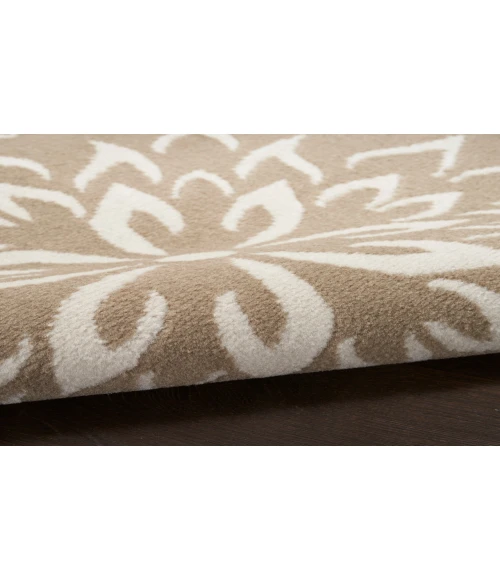Nourison Jubilant Taupe JUB06 3 ft. X 5 ft. Rectangle Rug