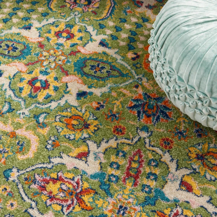 Nourison Allur Area Rug ALR03 Sage Ivory