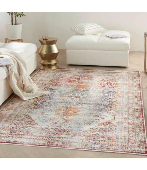 Nourison Vintage Kashan Area Rug VKA09-Multicolor