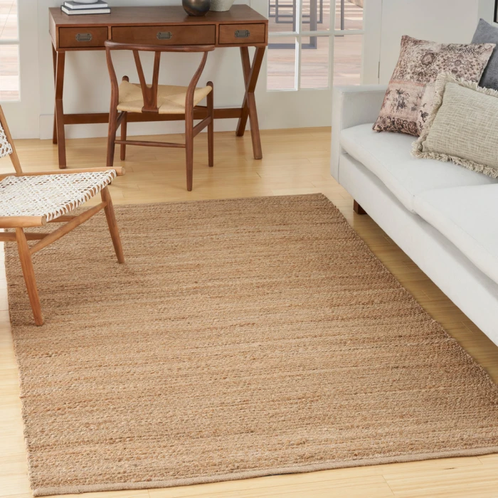 Nourison Natural Jute Area Rug NJT01 Natural