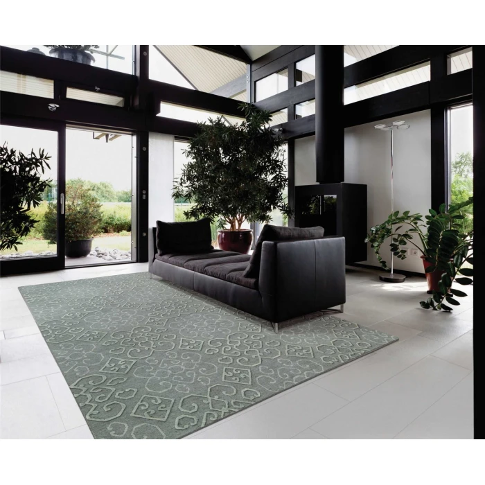 Nourison Home Ambrose Grey AMB01 7ft.9in. x 9ft.9in. Rect. Rug