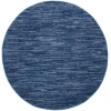 Nourison Home Nourison Essentials NRE01 Navy Blue 4 ft. Round Area Rug