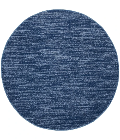 Nourison Essentials Area Rug NRE01-Navy Blue