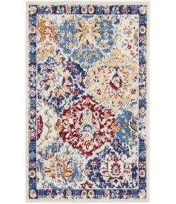 Nourison Home Grafix GRF31 Blue Multicolor 3 ft. X 5 ft. Area Rug