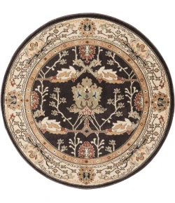Nourison Home Walden Brown WAL04 3ft.9in. x Round Round Rug