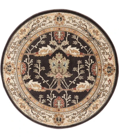 Nourison Home Walden Brown WAL04 3ft.9in. x Round Round Rug