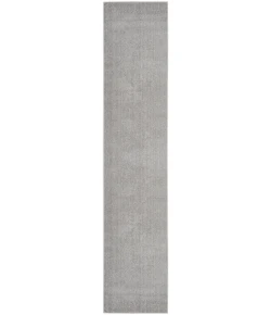 Nourison Home Nourison Essentials NRE01 Silver Grey 2 ft. 2 in. X 18 ft. Area Rug