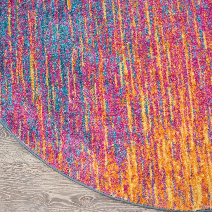 Nourison Passion Round Area Rug PSN09-Multicolor