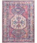 Nicole Curtis Machine Washable Series 1 Area Rug SR105 Red/Navy 9' x 12'