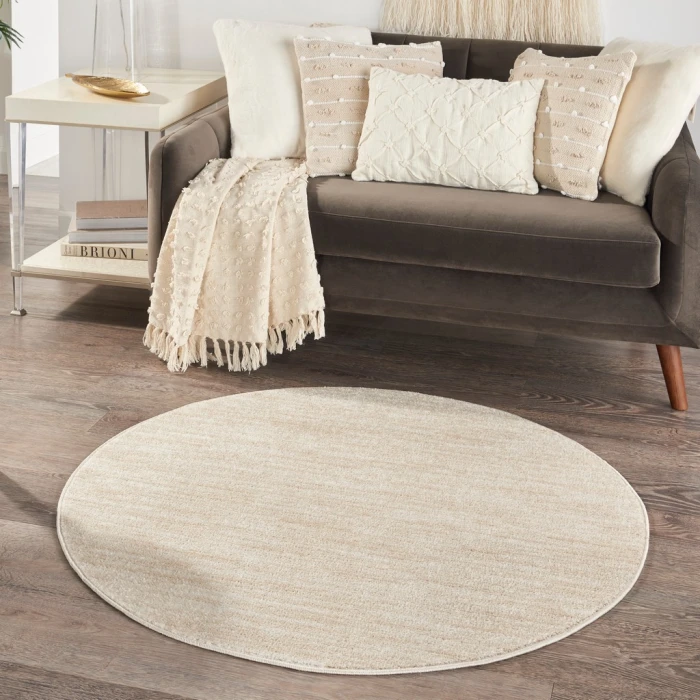 Nourison Essentials Area Rug NRE01-Ivory Beige