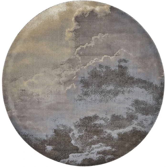 Nourison Twilight Round Area Rug TWI18 Storm 8' Round