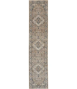 Nourison Home Quarry QUA05 Beige Grey 2 ft. 2 in. X 10 ft. Area Rug