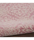 Nourison Jubilant Round Area Rug JUB06-Ivory/Pink
