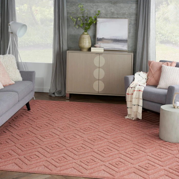 Nourison Versatile Area Rug NRV01 Coral/Orange