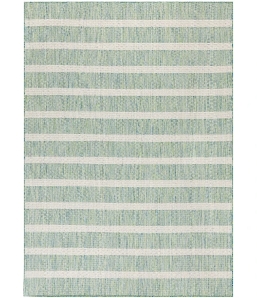Nourison Positano Blue Green Ivory POS03 8 ft. X 10 ft. Rect. Rug