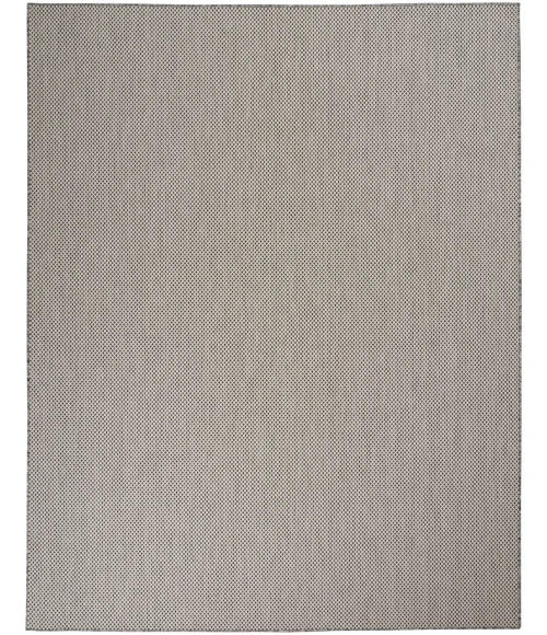 Nourison Courtyard Area Rug COU01-Ivory Charcoal