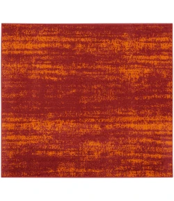 Nourison Home Nourison Essentials NRE03 Red 5 ft. Square Area Rug