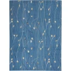 Nourison Home Grafix GRF15 Light Blue 6 ft. X 9 ft. Area Rug